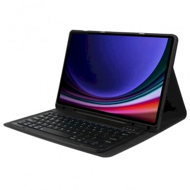 Tech-Protect SC Pen + Keyboard Dėklas klaviatūra Samsung Galaxy Tab S9 FE 10.9 X510 / X516B - Juodas 1