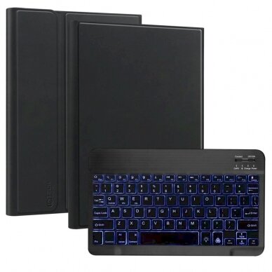 Tech-Protect SC Pen + Keyboard Dėklas klaviatūra Xiaomi Redmi Pad SE 11 - Juodas 2