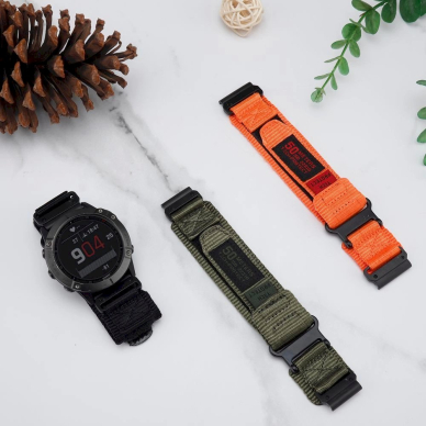 Tech-Protect Scout Pro Apyrankė Garmin Fenix ​​3 / 5X / 3HR / 5X Plus / 6X / 6X Pro / 7X - žalias 3