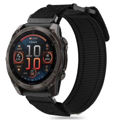 Tech-Protect Scout Pro Strap Garmin Fenix 5 / 6 / 6 Pro / 7 / 8 (47MM) - Juodas 2