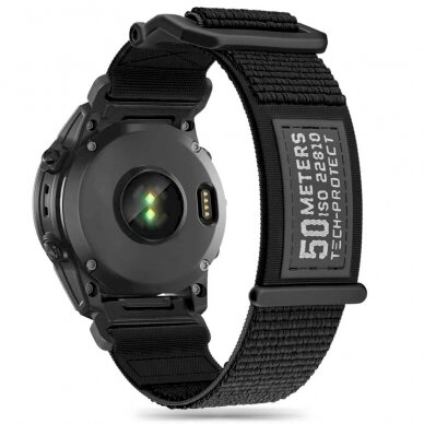 Tech-Protect Scout Apyrankė Garmin Fenix ​​3 / 5X / 3HR / 5X Plus / 6X / 6X Pro / 7X - Juodas