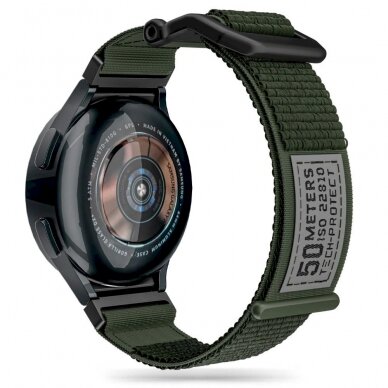 Tech-Protect Scout Apyrankė Samsung Galaxy Watch 4/5/5 Pro/6/7/FE - tamsiai žalias