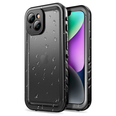 Tech-Protect ShellBox waterproof IP68 Dėklas iPhone 14 - Juodas 1