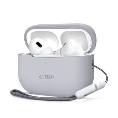 Tech-Protect Silicone Dėklas Apple AirPods Pro 1 / 2 - Pilkas