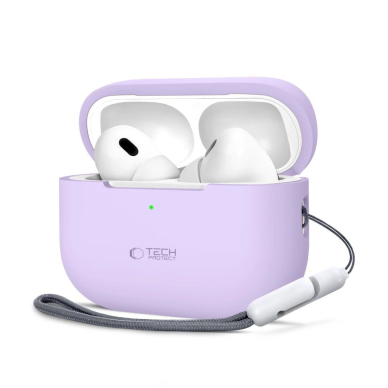 Tech-Protect Silicone Dėklas Apple AirPods Pro 1 / 2 - violetinis