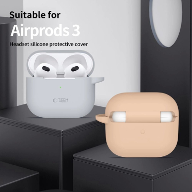 Tech-Protect Silicone Hook Dėklas Apple AirPods 3 - Mėlynas 3