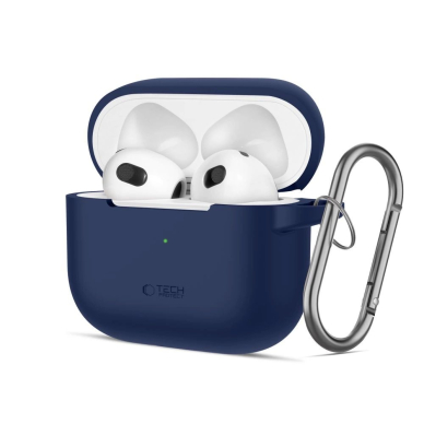 Tech-Protect Silicone Hook Dėklas Apple AirPods 3 - Mėlynas