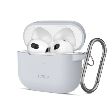 Tech-Protect Silicone Hook Dėklas Apple AirPods 3 - Pilkas