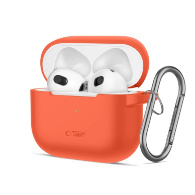 Tech-Protect Silicone Hook Dėklas Apple AirPods 3 - Oranžinė