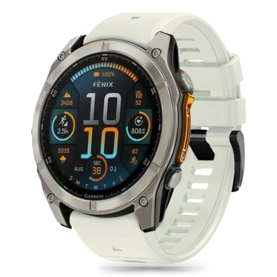 Tech-Protect Silicone Line Apyrankė Garmin Fenix 5X / 5X Plus / 6X / 6X Pro / 7X / 8 (51 mm) - Titanium