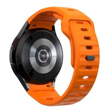 Tech-Protect Silicone Line Apyrankė Samsung Galaxy Watch 4 / 5 / 5 Pro / 6 / 7 / FE - Oranžinė 1