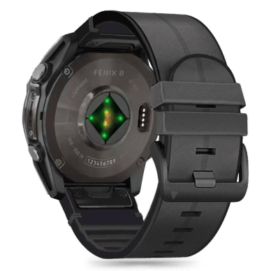 Tech-Protect Silicone PU Apyrankė Garmin Fenix 5 / 6 / 6 Pro / 7 / 8 (47mm) / E - Juodas