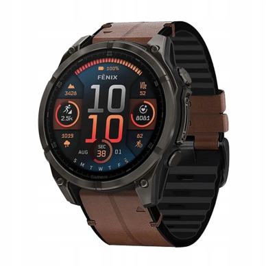 Tech-Protect Silicone PU Apyrankė Garmin Fenix 5X / 5X Plus / 6X / 6X Pro / 7X / 8 (51 mm) - Brown 2