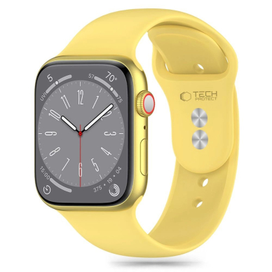 Tech-Protect Silicone Apyrankė Apple Watch 4 / 5 / 6 / 7 / 8 / 9 / SE (38 / 40 / 41 mm) - Geltona