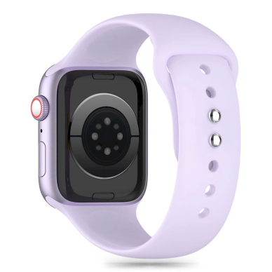 Tech-Protect Silicone Apyrankė Apple Watch 4 / 5 / 6 / 7 / 8 / 9 / SE / Ultra 1 / 2 (42 / 44 / 45 / 49 mm) - violetinis 2