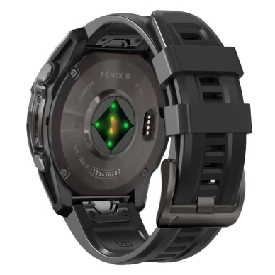 Tech-Protect Silicone Apyrankė Garmin Fenix 5S / 5S PLUS / 6S / 6S Pro / 7S / 8 (43MM) - Juodas 1