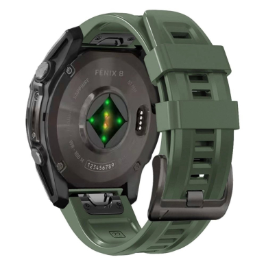 Tech-Protect Silicone Apyrankė Garmin Fenix 5S / 5S PLUS / 6S / 6S Pro / 7S / 8 (43MM) - Žalias 1