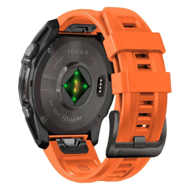 Tech-Protect Silicone Apyrankė Garmin Fenix 5X / 5X Plus / 6X / 6X Pro / 7X / 8 (51 mm) - Oranžinė 1