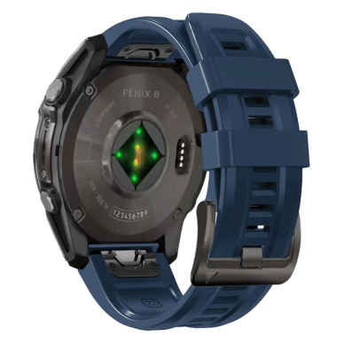 Tech-Protect Silicone Strap Garmin Fenix 5 / 6 / 6 Pro / 7 / 8 (47 mm) / E - Mėlynas 1