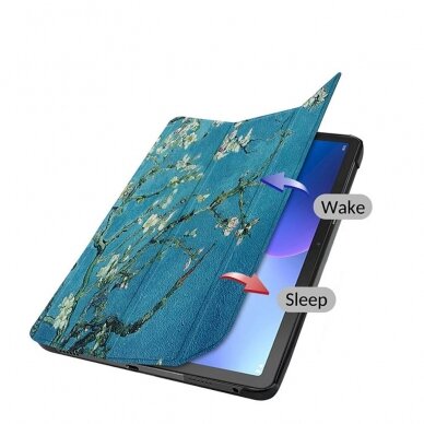 Tech-Protect SmartCase Dėklas Lenovo Tab M10 Plus (3rd gen.) 10.6 TB-125 / TB-128 - bluesakura flowers 3