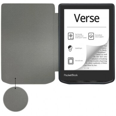 Tech-Protect SmartCase Dėklas PocketBook Verse / Verse Pro - Juodas 5