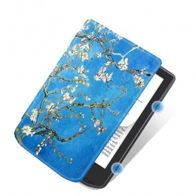 Tech-Protect SmartCase Dėklas PocketBook Verse / Verse Pro - bluesakura flowers 3