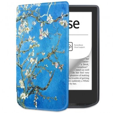 Tech-Protect SmartCase Dėklas PocketBook Verse / Verse Pro - bluesakura flowers