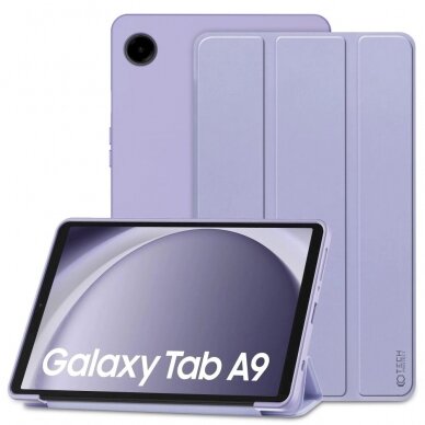 Tech-Protect SmartCase Dėklas Samsung Galaxy Tab A9 8.7 X110 / X115 - violetinis