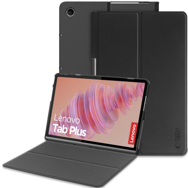 Dėklas Tech-Protect Smart Lenovo TAB PLUS - Juodas