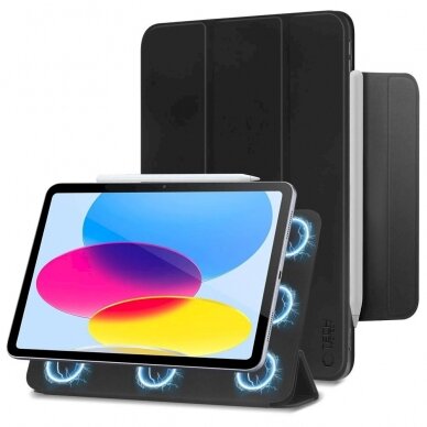 Tech-Protect SmartCase Magnetic Dėklas iPad 10.9 2022 - Juodas