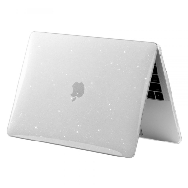 Tech-Protect SmartShell Dėklas MacBook Air 13 2018-2020 - Permatomas glitter 2