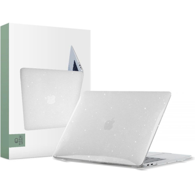 Tech-Protect SmartShell Dėklas MacBook Air 13 2018-2020 - Permatomas glitter