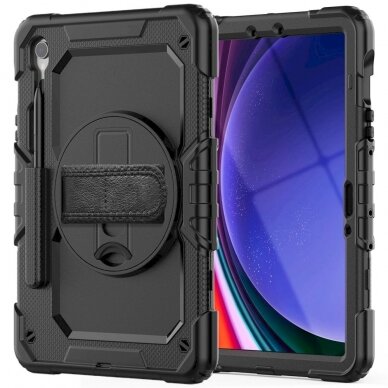 Tech-Protect Solid360 Dėklas Samsung Galaxy Tab S9 11 X710 / X716B - Juodas 5