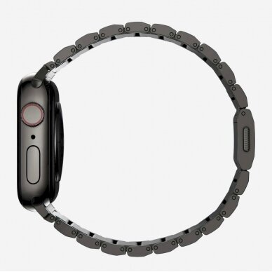 Tech-Protect SteelBand Apyrankė Apple Watch 4 / 5 / 6 / 7 / 8 / 9 / SE / Ultra 1 / 2 (42/44/45/49 mm) - Juodas 2