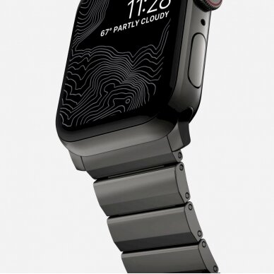 Tech-Protect SteelBand Apyrankė Apple Watch 4 / 5 / 6 / 7 / 8 / 9 / SE / Ultra 1 / 2 (42/44/45/49 mm) - Juodas 4