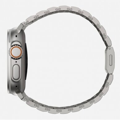 Tech-Protect SteelBand Apyrankė Apple Watch 4 / 5 / 6 / 7 / 8 / 9 / SE / Ultra 1 / 2 (42/44/45/49 mm) - titanium 2