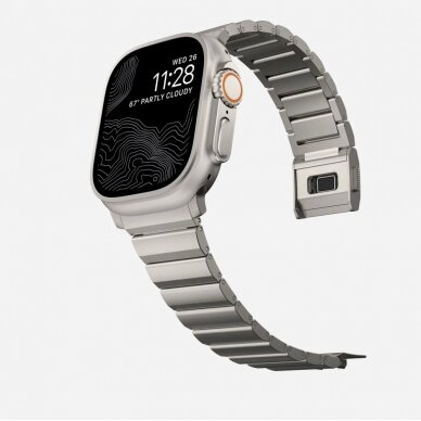 Tech-Protect SteelBand Apyrankė Apple Watch 4 / 5 / 6 / 7 / 8 / 9 / SE / Ultra 1 / 2 (42/44/45/49 mm) - titanium 5