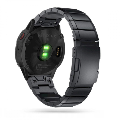 Tech-Protect SteelBand Apyrankė Garmin Fenix ​​5/6/6 Pro/7 - Juodas