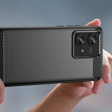 Tech-Protect TPUCarbon Dėklas Motorola Edge 40 Neo - Juodas 3