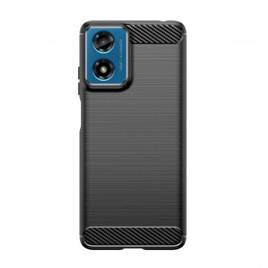 Tech-Protect TPUCarbon Dėklas Motorola Moto G24 / G24 Power / G04 - Juodas 1