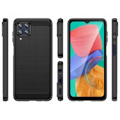 Tech-Protect TPUCarbon Dėklas Samsung Galaxy M33 5G - Juodas 5