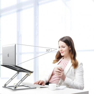 Tech-Protect ULS400 universal extendable stand a laptop up to 17" - pilkas 7