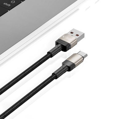 Tech-Protect UltraBoost Evo USB-C / USB-C Kabelis 100W 5A 1m - titanium 3