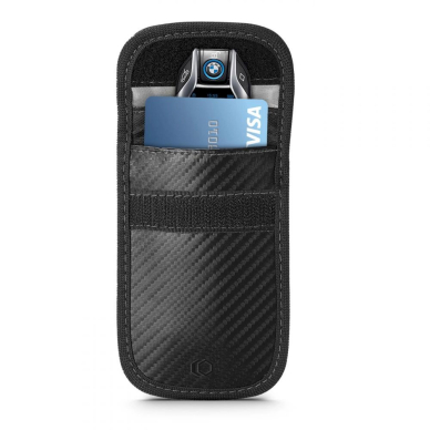 Tech-Protect V1 RFID cover car keys - Juodas carbon