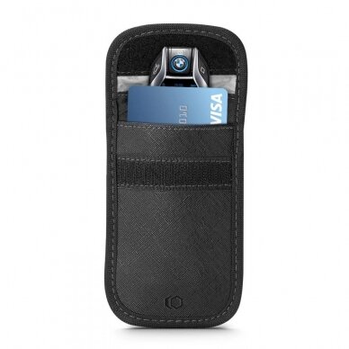 Tech-Protect V1 RFID cover car keys - Juodas