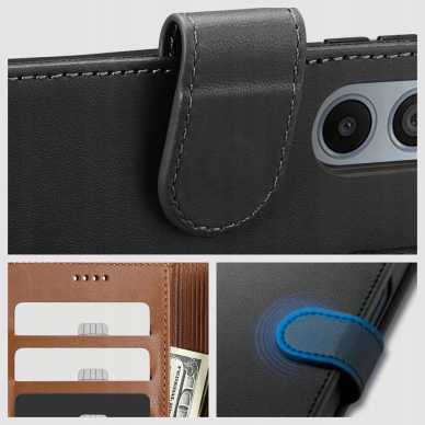 Dėklas Tech-Protect Wallet  Motorola Moto G13 / G23 / G53 5G - Juodas 3