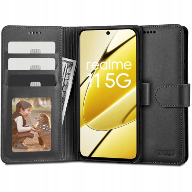 Tech-Protect Wallet Dėklas Realme 11 5G - Juodas