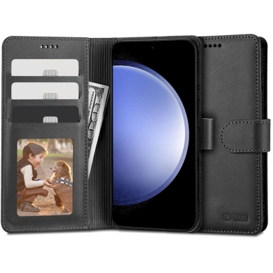 Tech-Protect Wallet Dėklas Samsung Galaxy S23 FE - Juodas