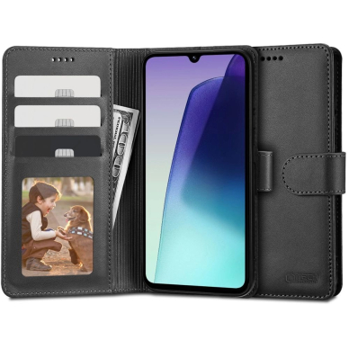 Tech-Protect Wallet Dėklas Xiaomi Redmi 14C - Juodas