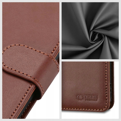 Tech-Protect Wallet Dėklas Xiaomi Redmi 14C / Poco C75 - Rudas 2